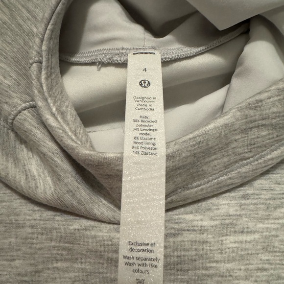 Lululemon Air Wrap Hoodie Sweatshirt - Picture 4 of 6